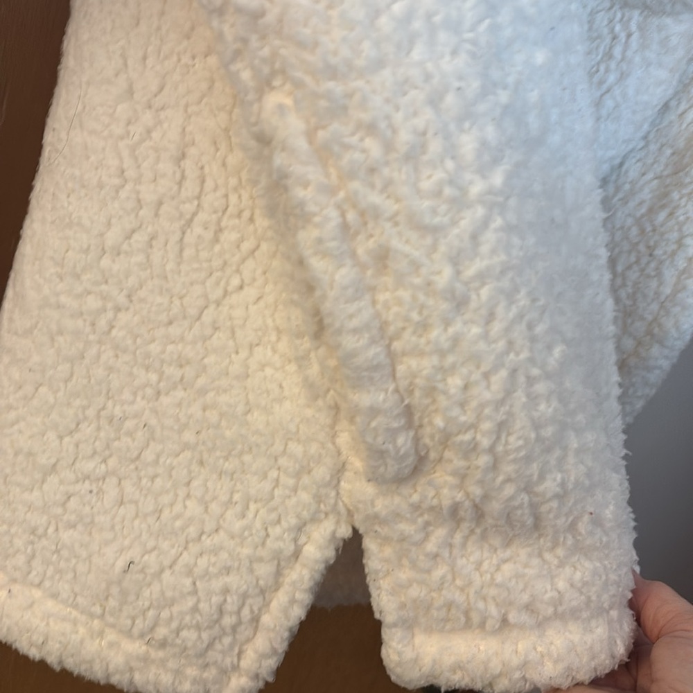 Time and Tru Teddy Bear Sherpa Pullover / XL - Picture 4 of 5